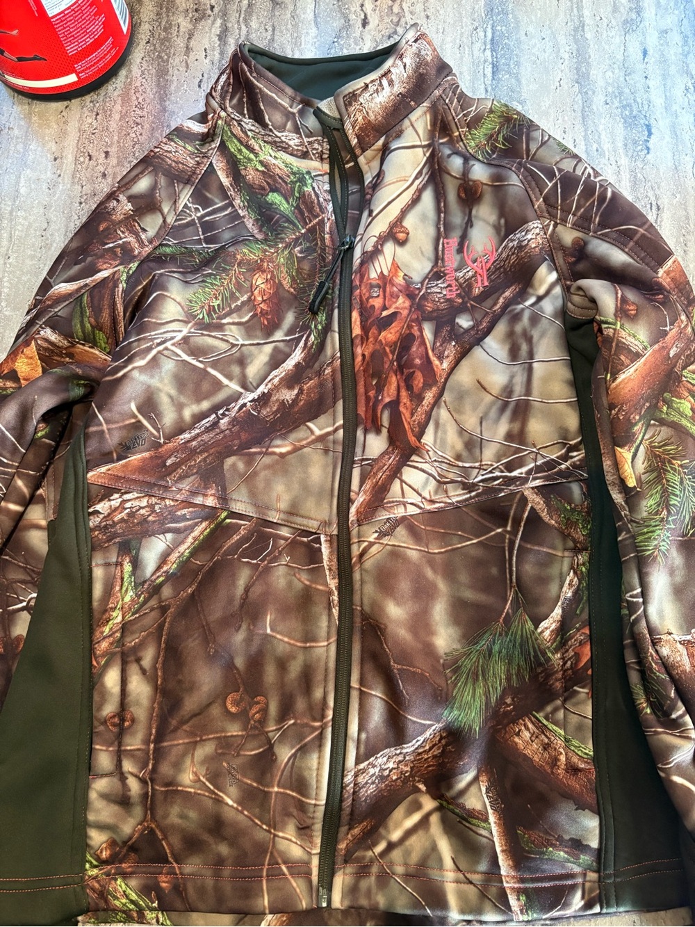 Realtree Men's Full-Zip Camo Performance Jacket - Brown/Green